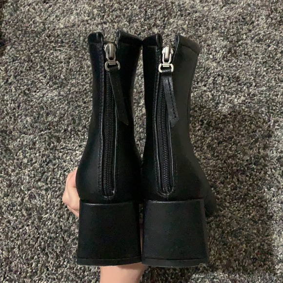 Lulus Black Leather Boots - Picture 6 of 12